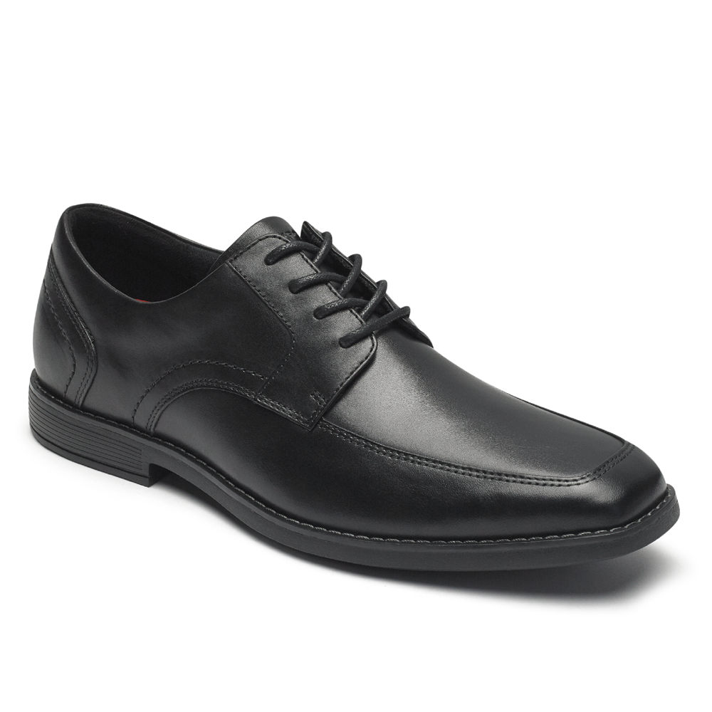 Oxfords Rockport Hombre Mexico - Wighton Apron Toe Negros - NOFUS7639